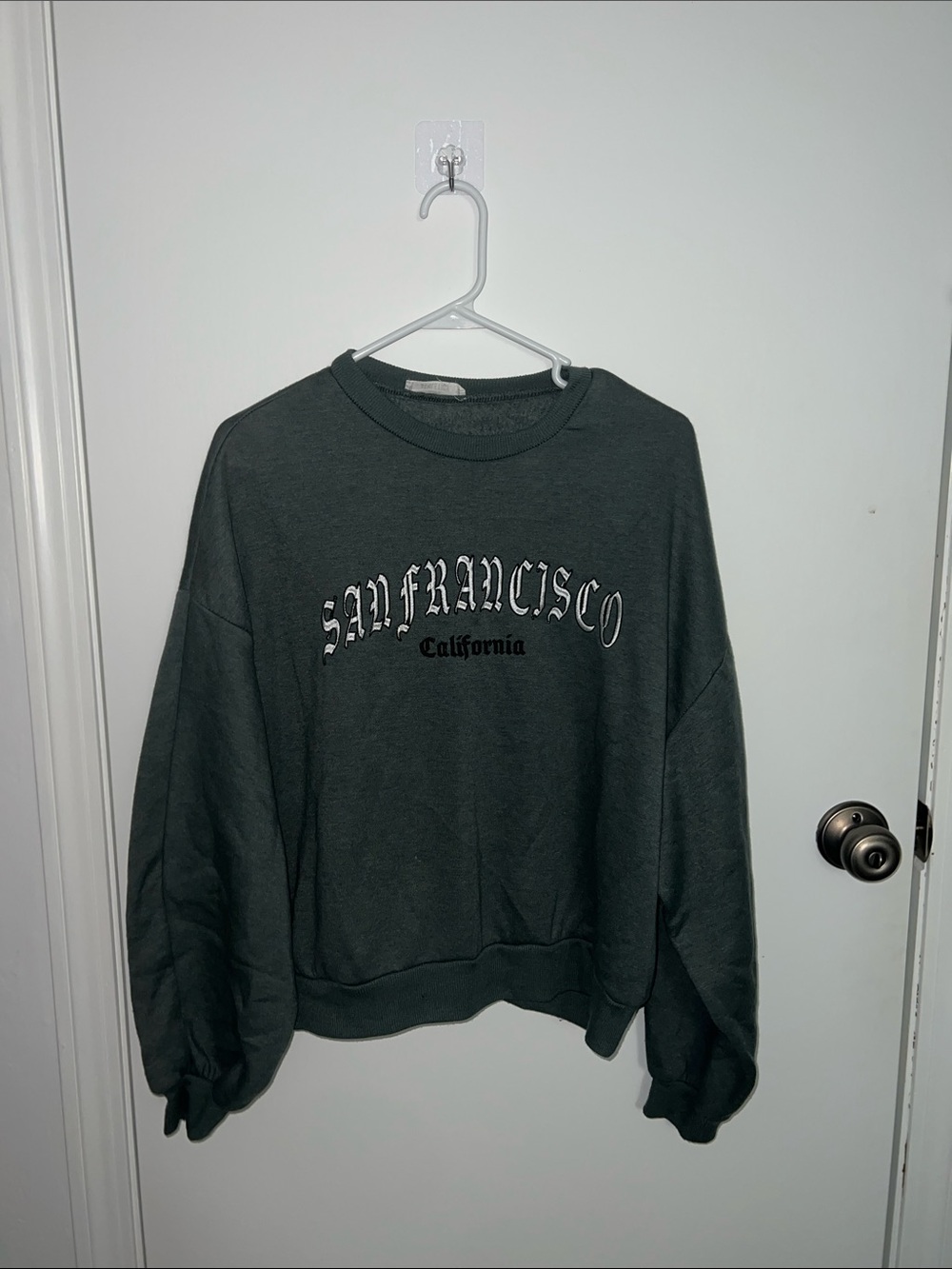 San Francisco Graphic Crewneck Sweatshirt - Dark Green